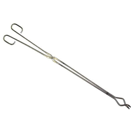 Crucible Tongs, 20 In, Nickel Plated Steel MPN:5ZPT9