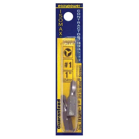 Triple-Y® Insert Bit Set, Pieces 2, No 1 MPN:73277