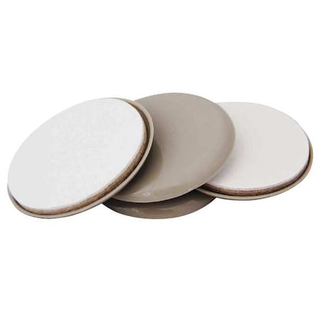 Furniture Glides, SelfStick, Rd, 1-1/4