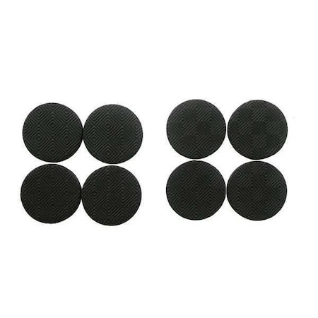 Gripper Pads, Self-Stick, Round, 1-1/2