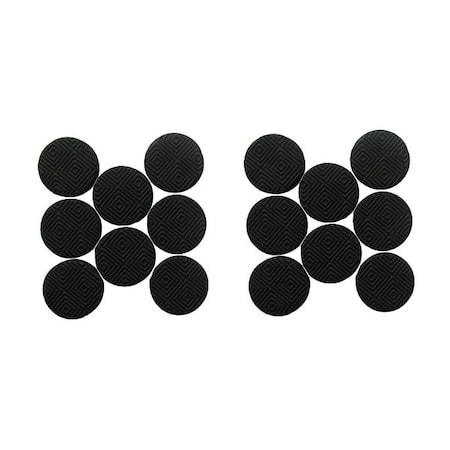 Gripper Pads, Self-Stick, Round, 1