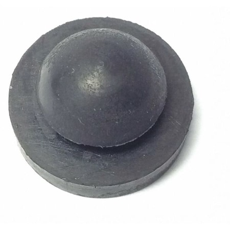 Bumper, Rubber, Black, 23/64