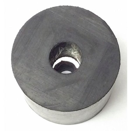 Bumper, Rubber, Black, 1-1/4