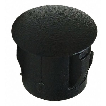 Hole Plug, Black, Nylon, 0.58 in Dia, PK25 MPN:1ELV1