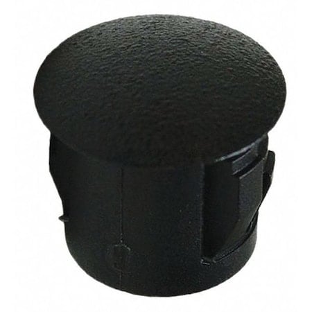 Hole Plug, Black, Nylon, 0.78 in Dia, PK25 MPN:1ELV7