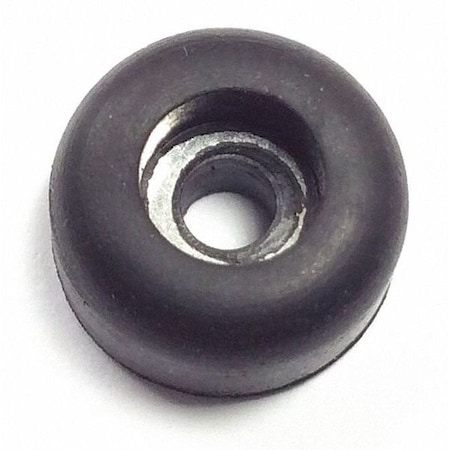 Bumper, Rubber, Black, 3/16