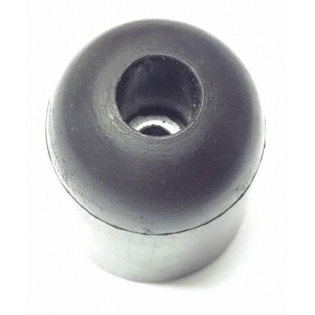 Bumper, Rubber, Black, 1-1/2 in H x 1 in W, PK.5 MPN:2099W-400