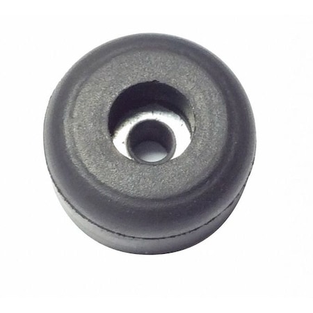 Bumper, Rubber, Black, 3/8