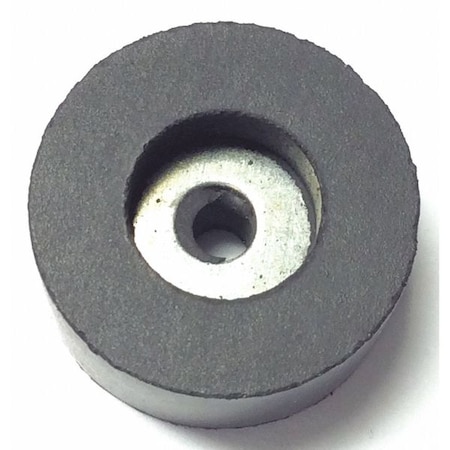 Bumper, Rubber, Black, 3/8