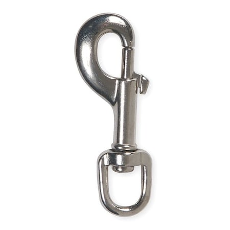 Slide Bolt Snap, Zinc, 3/8 in Eye Dia MPN:4PB86