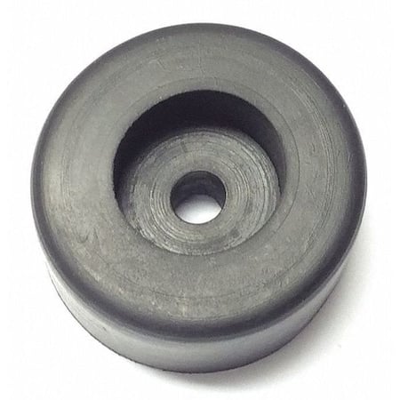 Bumper, Rubber, Black, 1-1/2 in, 3/4