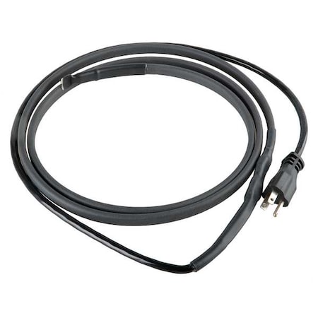 Electric Heating Cable, 120VAC, 18 ft Length, Waterproof, SJTW MPN:13R103