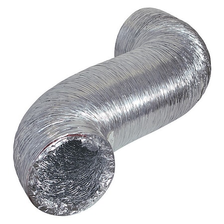 Noninsulated Flexible Duct, Aluminum MPN:60584