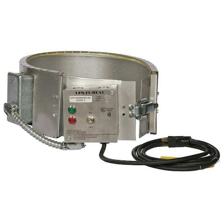 Pail Heater, 35.375 in L, Steel, 115V AC MPN:LIM5-115