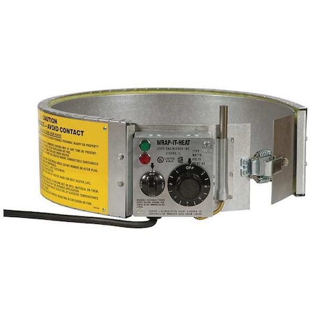Drum Heater, 45.5625 in L, 115V AC MPN:TRX16L115