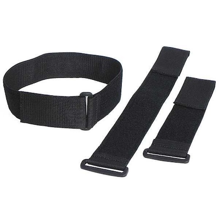 Cinch Strap, No Adhesive, 3 ft, 2 in W, Black, 10 PK MPN:2X36KWVS