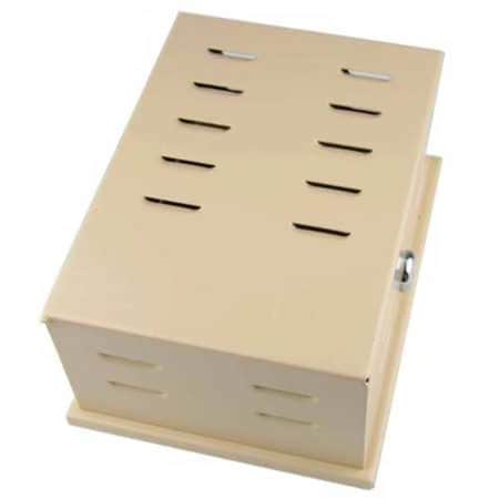 Tstat Guard, Steel, 8 7/16x6 1/4x3 11/16in MPN:13J042