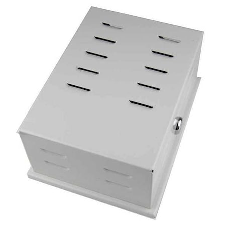 Universal Thermostat Guard, Off-White, Metal MPN:13J050