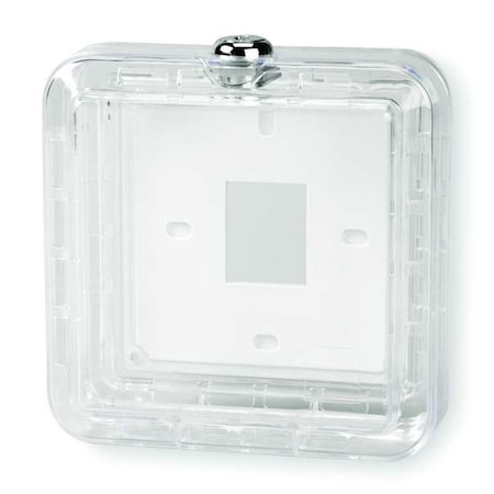 Universal Thermostat Guard, Off-White, Plastic MPN:4E644