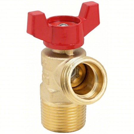 Boiler Drain Valve, Quarter Turn, 3/4 In MPN:102-054HN
