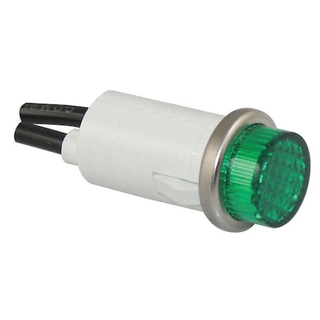Raised Panel Light, Green, 240 V AC MPN:20C853