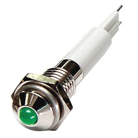 Raised Panel Light, Green, 24 V DC MPN:24M025