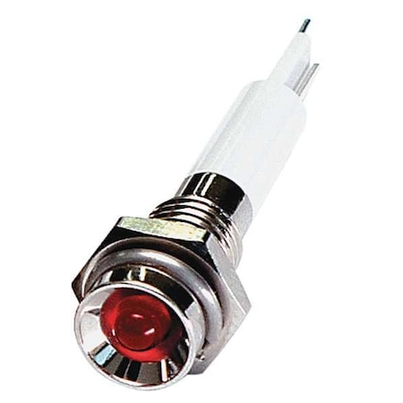 Protruding Panel Light, Red, 12 V DC MPN:24M026