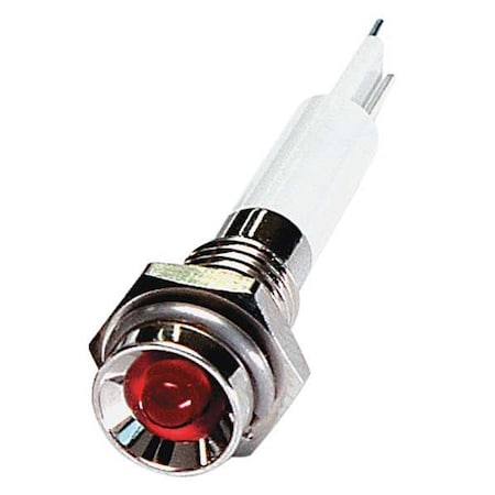 Protruding Panel Light, Red, 24 V DC MPN:24M029