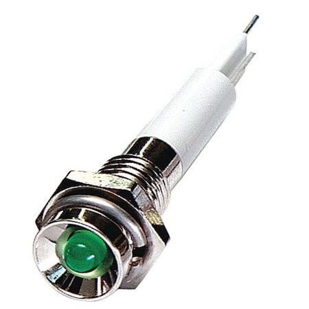 Protruding Panel Light, Green, 24 V DC MPN:24M031