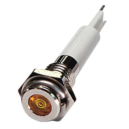 Flush Panel Light, Yellow, 12 V DC MPN:24M033