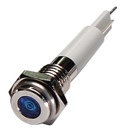 Flush Panel Light, Blue, 12 V DC MPN:24M035