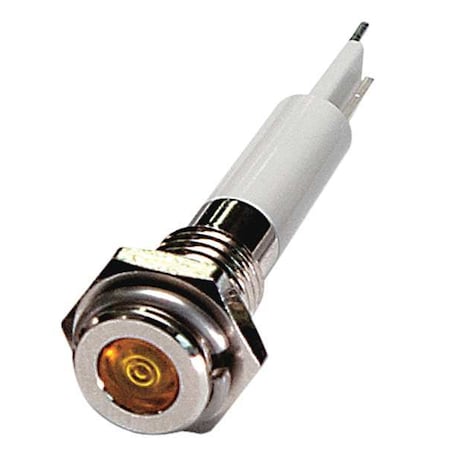 Flush Panel Light, Yellow, 24 V DC MPN:24M038