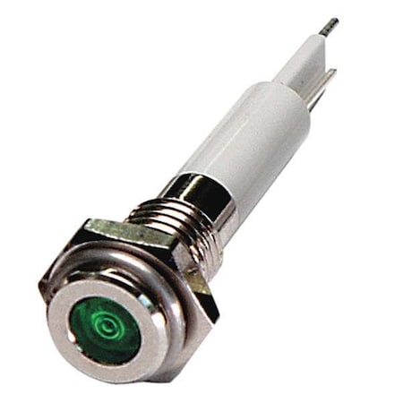 Flush Panel Light, Green, 24 V DC MPN:24M039