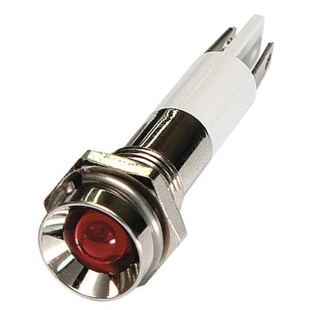 Protruding Panel Light, Red, 12 V DC MPN:24M051