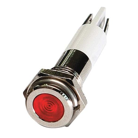 Flush Panel Light, Red, 12 V DC MPN:24M060