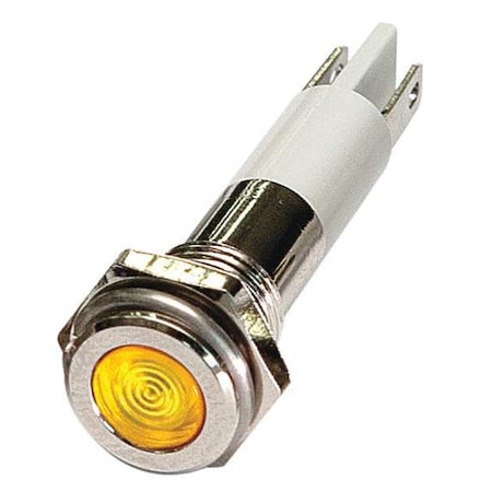 Flush Panel Light, Yellow, 12 V DC MPN:24M061