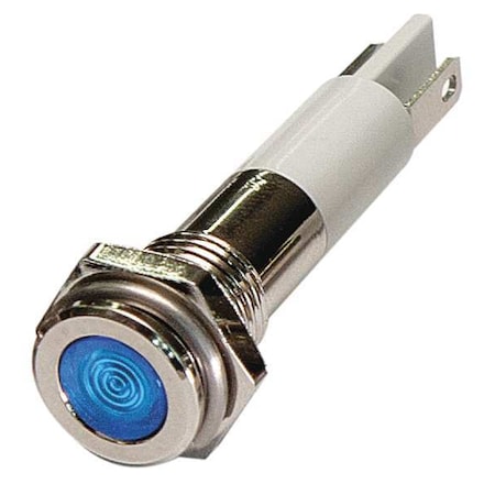 Flat Indicator Light, Blue, 24VDC, Current Drawn: 20 mA MPN:24M068