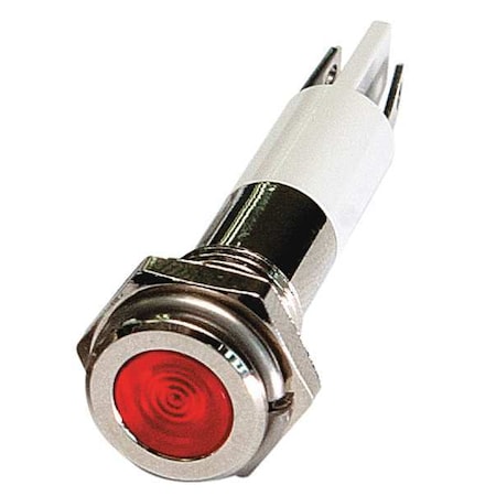 Flush Panel Light, Red, 110 V AC MPN:24M070