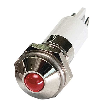 Raised Panel Light, Red, 12 V DC MPN:24M075