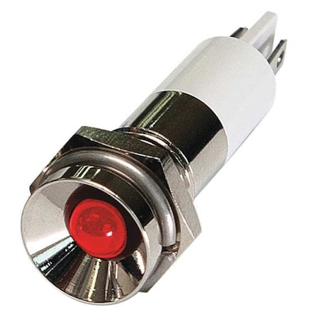 Protruding Panel Light, Red, 110 V AC MPN:24M090