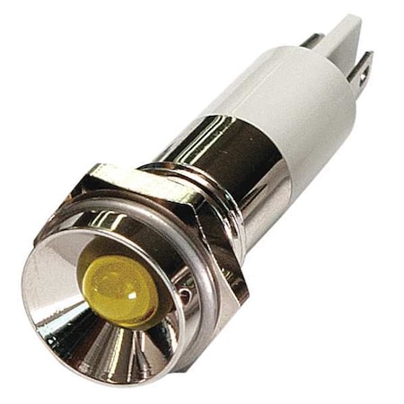 Protruding Panel Light, Yellow, 110 V AC MPN:24M091