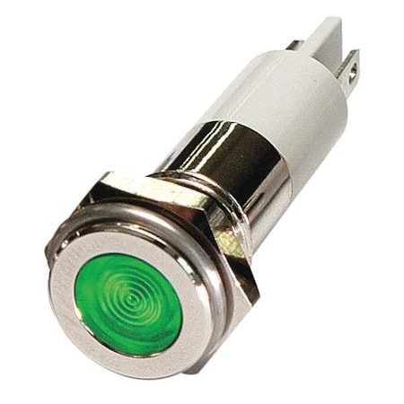 Flush Panel Light, Green, 24 V DC MPN:24M101