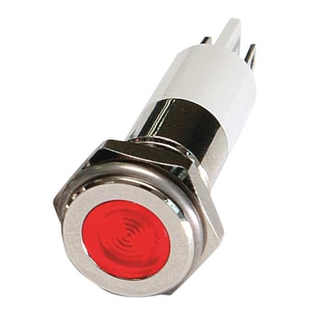 Flush Panel Light, Red, 110 V AC MPN:24M104