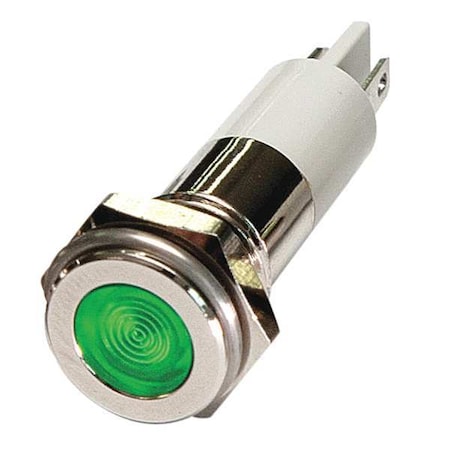 Flush Panel Light, Green, 110 V AC MPN:24M106
