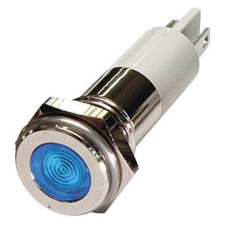 Flush Panel Light, Blue, 110 V AC MPN:24M107