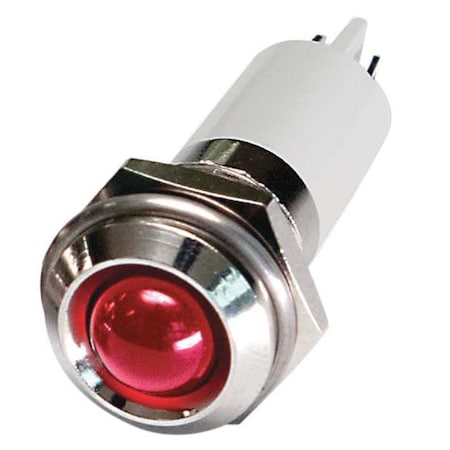 Raised Panel Light, Red, 110 V AC MPN:24M115