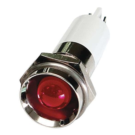 Protruding Panel Light, Red, 12 V DC MPN:24M118