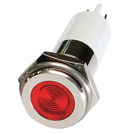 Flush Panel Light, Red, 12 V DC MPN:24M127