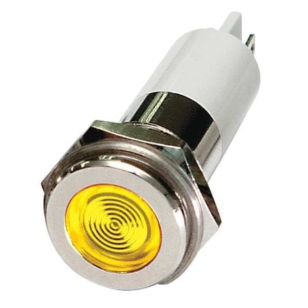 Flush Panel Light, Yellow, 12 V DC MPN:24M128
