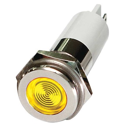 Flush Panel Light, Yellow, 110 V AC MPN:24M138